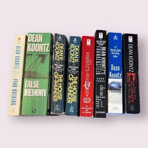 8 Dean Koontz paperbacks